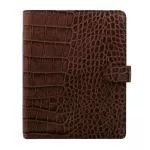 Filofax, Diář Classic Croc, A5, kaštanová