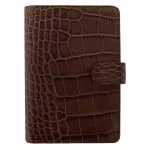 Filofax, Diář Classic Croc, osobní, kaštanová