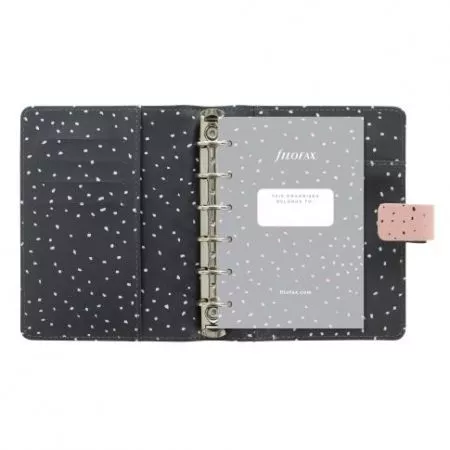 Filofax, Diář Confetti, rose quartz, kapesní