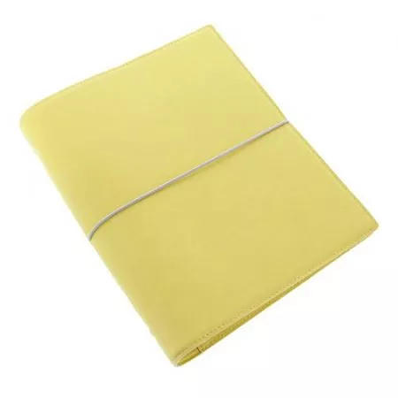 Filofax, Diář Domino Soft, A5, pastelová žlutá