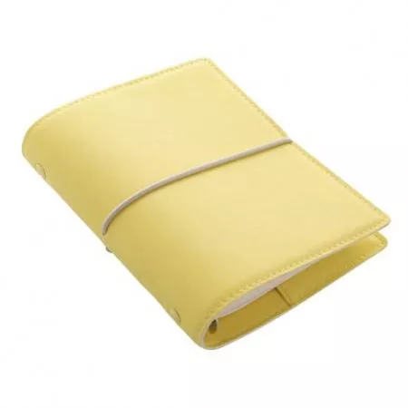 Filofax, Diář Domino Soft, kapesní, pastelová žlutá