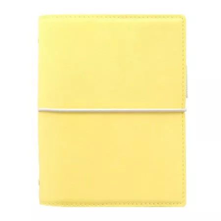 Filofax, Diář Domino Soft, kapesní, pastelová žlutá