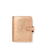 Filofax, Diář Saffiano Metallic, kapesní, rose gold