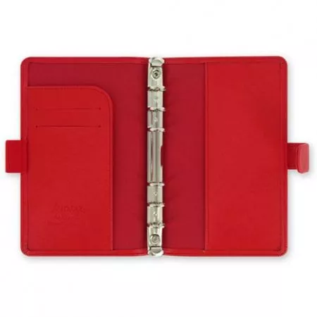 Filofax, Diář Saffiano, Osobní compact, červená