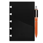 Filofax, Kuličkové pero s poutkem a vkladem pro notebooky, kapesní, oranžová