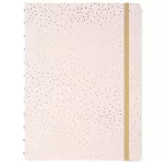 Filofax, Notebook Confetti, A4, rose quartz