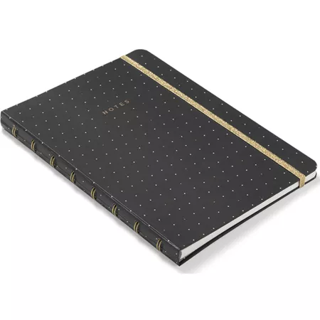 Filofax, Notebook Moonlight, A5, Černá