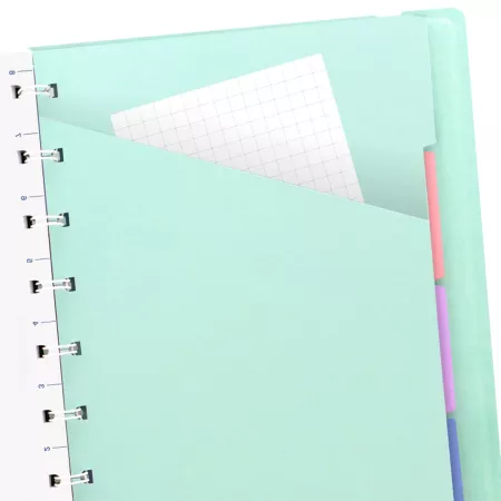 Filofax, Notebook Pastel, A5, pastelová zelená