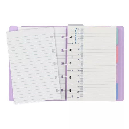 Filofax, Notebook Pastel, kapesní, pastelová fialová