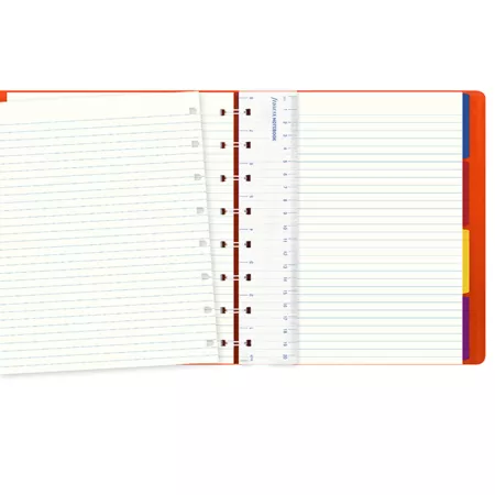 Filofax, Notebook Saffiano, A5, oranžová