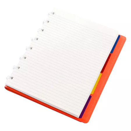 Filofax, Notebook Saffiano, A5, oranžová
