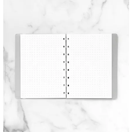 Filofax, Papíry pro notebook, tečkované, kapesní, bílá