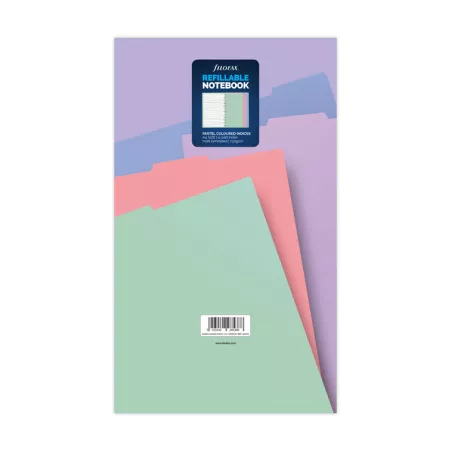 Filofax, Rozřazovače pro notebook, A4, mix pastelových barev