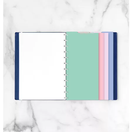 Filofax, Rozřazovače pro notebook, A4, mix pastelových barev