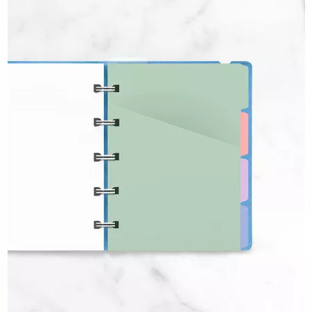 Filofax, Rozřazovače pro notebook, kapesní, mix pastelových barev