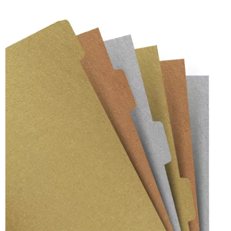 Filofax, Rozřazovače pro notebook, metalické, A5, mix metalických barev