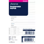 Filofax, Seznam hesel pro diáře, kapesní, bílá