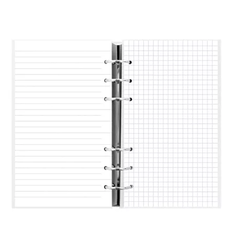 Filofax, Zápisník Clipbook Classic Monochrome, osobní, bílá