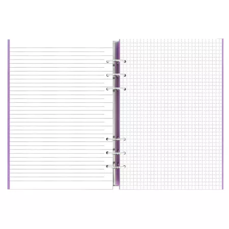 Filofax, Zápisník Clipbook Pastel, A5, pastelová fialová