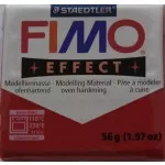 Fimo hmota effect 56 gramů, barva číslo 202 třpytivá červená