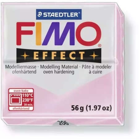 Fimo hmota effect 56 gramů, barva číslo 206 růžový křemen