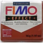 Fimo hmota effect 56 gramů, barva číslo 27 metalická kovového vzhledu měděná