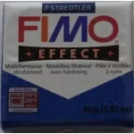 Fimo hmota effect 56 gramů, barva číslo 302 třpytivá modrá