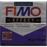 Fimo hmota effect 56 gramů, barva číslo 602 třpytivá fialová