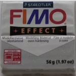 Fimo hmota effect 56 gramů, barva číslo 81 metalická kovového vzhledu stříbrná