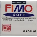 Fimo hmota soft 56 gramů, barva číslo 0 bílá