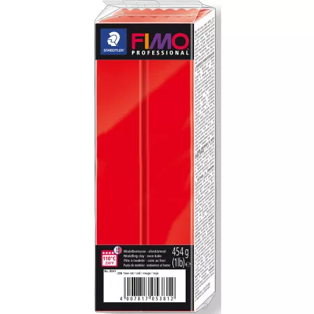 Fimo Professional 454g barva červená (základní)