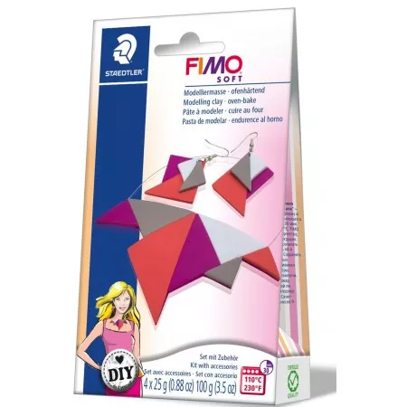 Fimo Soft DIY šperková sada Triangl