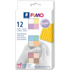 Fimo Soft sada 12 barev 25 g PASTEL