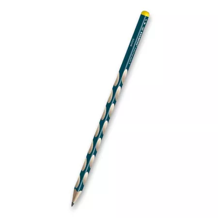 Grafitová tužka Stabilo Easygraph S HB, pro leváky, výběr barev petrolejová
