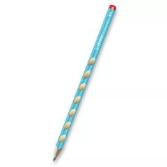 Grafitová tužka Stabilo Easygraph S HB, pro praváky, výběr barev modrá