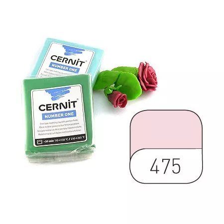 Hmota Cernit 56 gramů, barva číslo 475 světle růžová