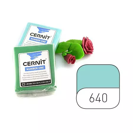 Hmota Cernit 56 gramů, barva číslo 640 mátová zelená