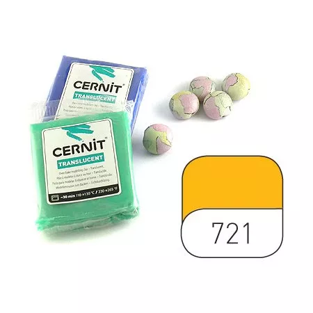 Hmota Cernit 56 gramů, barva číslo 721 achát (zprůsvitní)
