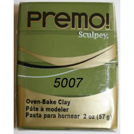 Hmota Premo 57 gramů, barva číslo 5007 základní olivová