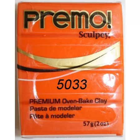 Hmota Premo 57 gramů, barva číslo 5033 základní oranžová