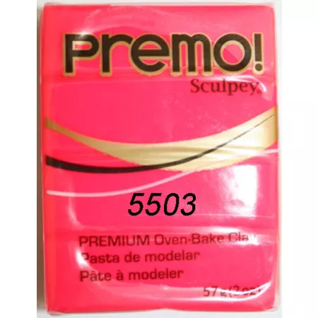 Hmota Premo 57 gramů, barva číslo 5503 neonová růžová