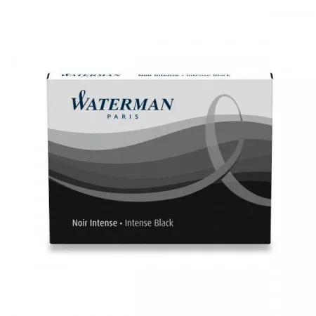 Inkoustové bombičky Waterman, černé