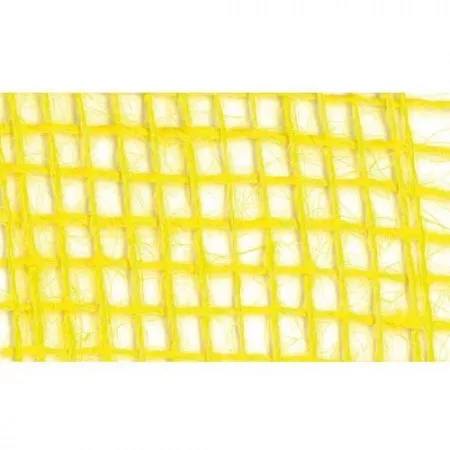 Jutová stuha 5cm x 2m žlutá