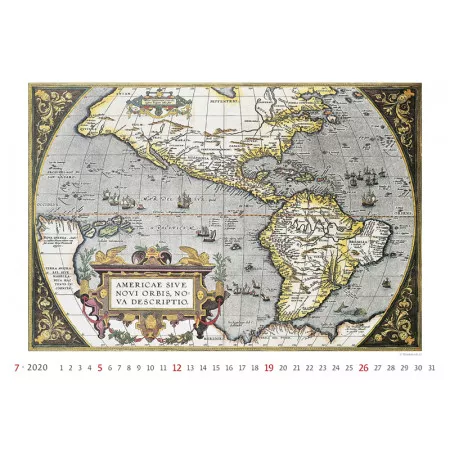 Kalendář 2020 HELMA 365 Antique Maps N135-20