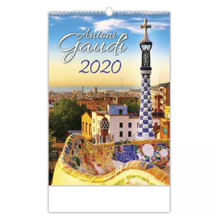Kalendář 2020 HELMA 365 Antoni Gaudí N138-20