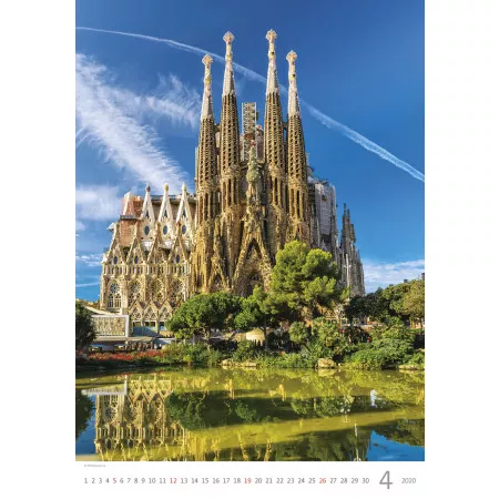 Kalendář 2020 HELMA 365 Antoni Gaudí N138-20