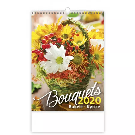 Kalendář 2020 HELMA 365 Bouguets/Bukett/Kytice N174-20