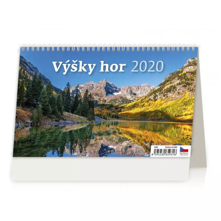 Kalendář 2020 HELMA 365 Výšky hor S29-20