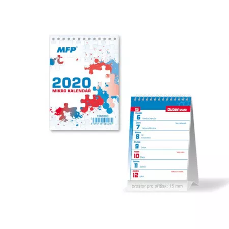 Kalendář 2020 MFP stolní Mikro