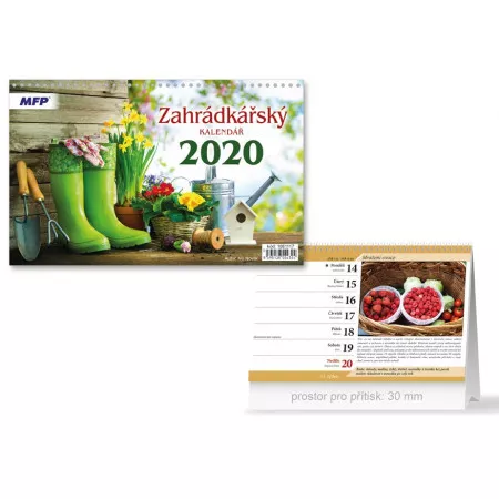 Kalendář 2020 MFP stolní Zahrádkářský
